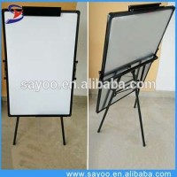 Top Sale Adjustable Round Tubes Tripod Flip Chart Magnetic Whiteboard With Stand For Office And Scho