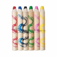 Eco Friendly Kids Safe Multicolor Crayon Pen Silky Color Gel Twist Crayon Bath Wax Crayon