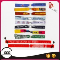 Cheap Custom Fabric Woven Wristbands For Events