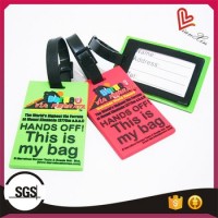 Cheapest Price Personalized Custom Soft PVC Travel Luggage Tag