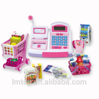 Preshcool Educationa Electronic Cash Register Toy Pretend Play Kids Cash Register With Microphone An