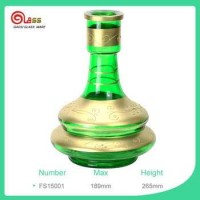 Price Different Color Wholesale Cheap All Glass Hookah Wholesale High Quality Glass Bottle Shisha Ma
