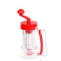 Cake Batter Dispenser And Mixing System For The Perfect Waffles/Pancakes/Cupcakes/Muffins And Baked