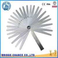 Metric 26 Blade Steel Feeler Gauge 0.03-1.00mm Spark Plug Measuring Tool