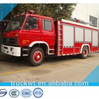 4x2 Dongfeng 6 Ton Water Tanker Fire Truck