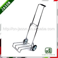 Best Sale Pooyo Chrome Plated Hand Luggage Trolley 65ZD