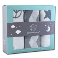 2017 Most Popular Custom Print Baby Muslin Swaddle Blanket