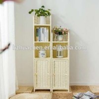 Wicker Drawer Small Wooden Kitchen Cabinet