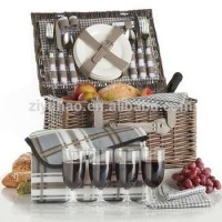 Newest And Cheapest Handmade Wine Bottle Wicker Baskets/gift Baskets For Promotional