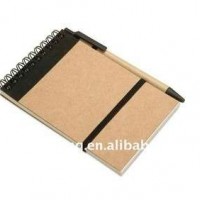Recycled Spiral Notebook With Pen