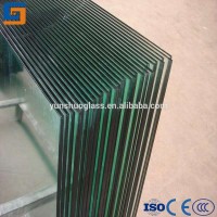 4mm 5mm 6mm 8mm 10mm 12mm Clear Bent / Curved Tempered Glass For Building