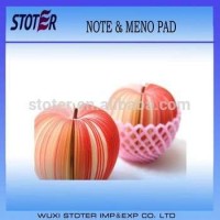 3D Fruit Sticky Note Red Apple Sticky Note &amp; Memo Pad