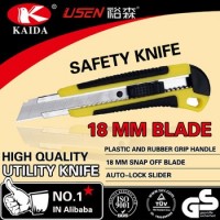 High Quality Plastic Handle 18mm Snap Off Blade Utility Cutter Knife