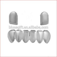 2017 New Item Silver Color Teeth Grillz TG032-S1