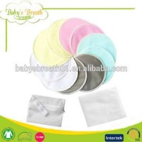 BCD006 Washable Organic Bamboo Nursing Pads Reusable Spill-proof Breast Feeding Pads
