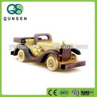 High Quality Handmade Wood Toy Vehicles Antique Wooden Car