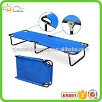 Hot Selling Metal Polyester Folding Bed Cheap Customized Cot Bed