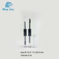 Recyclable Feature Dual-ended Cylinder Shaped Transparent Mascara Eye Makeup Tube