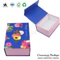 2017 High Quality Luxury Hard Cardboard Suitcase Gift Box For Flower