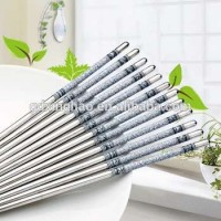 Various Types Of Embossed Stainless Steel Chopsticks For Sushi