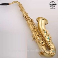 TAISHAN New Professional Tenor Bb Sax Saxophone Gold With Other Accessories