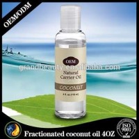 Pure Natural Fractionated(MCT) Coconut Oil Liquid Oil 4OZ Chemical Free For Sun Protecting