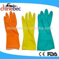 Colourful Fashion Household Rubber Gloves For Kitchen Cleaning And Laundry