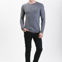 Men's Fashion Biella-100% Ultrafine Merino Wool Sweater