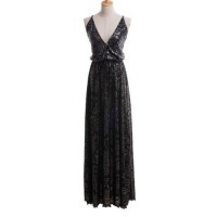 New Style Magic Evening Dresses Luxurious Gown Women Sliver Lurex Prom Dress Long