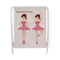 30*40 Cm Linen Gift Bag Drawstring Bag for Children