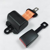 Electric Forklift Driver Parts Retractable Adjustable Interlock Orange Lap Safety Forklift Seat Belt