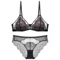 2020 Women's French Style Lace Bralette and Panty Set M8059