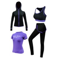 2019 Wholesale Ladies Sports Gym Wear Set OEM Custom Private Label Workout Fitness Women Yoga Suit