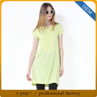 Design Women's 95% Rayon 5% Spandex T Shirt Dresses
