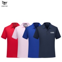 Workwear Polo Shirt Custom Logo Custom T-Shirt Short Sleeve Clothes Advertising Shirt Wholesale Embr