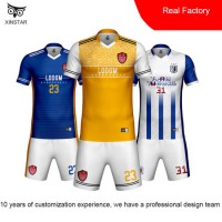 Personality DIY Football Uniform Custom Children's Soccer Uniform Student Sports wear Sublimati