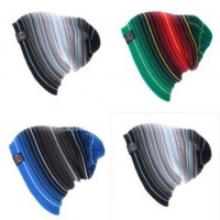 Customized Fashion Colorful Strips Beanie
