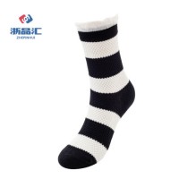 Hot Sales Stripe Lace Hook Leisure Women's Cotton Socks