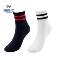 Dress Sock Custom Logo Stripe Cotton Business Socks for Mens