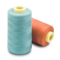 75D / 72f High Tenacity Polyester Thread Raw White