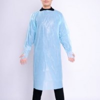 Medical Disposable Surgical Isolation CPE Gown with Thumb Loop