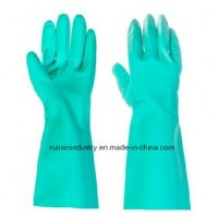 Green Household Nitrile Gloves 15mil  22mil