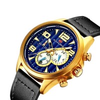 Men's Multi-Function Belt Large Dial Watches