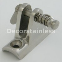 Stainless Steel Rail Deck Hinge with Release Pin