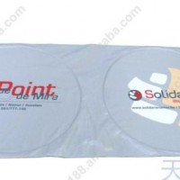 Promotion 190t Nylon Double Circles Car Sunshade Custom Logo