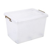 Hotsale Colorful Heavy Duty Capacity Plastic Storage Box PP Material Plastic Bins with Handles and W