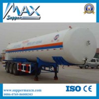 Shock Price 3 Axles 35000L-60000L Crude Oil Transport Tank Trailer Fuel Tanker Semi Trailer