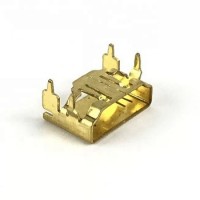 Electronic Metal Stamping Fabrication OEM Auto Precision Gold Plated Parts