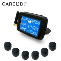 Bus Tire Pressure Monitoring System  Support 6 Wheels  TPMS for Truck and Trailer