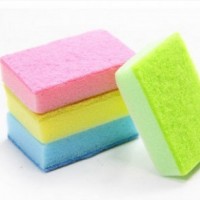 Scouring Pad for Kitchen Cleaning Foam Sponge
